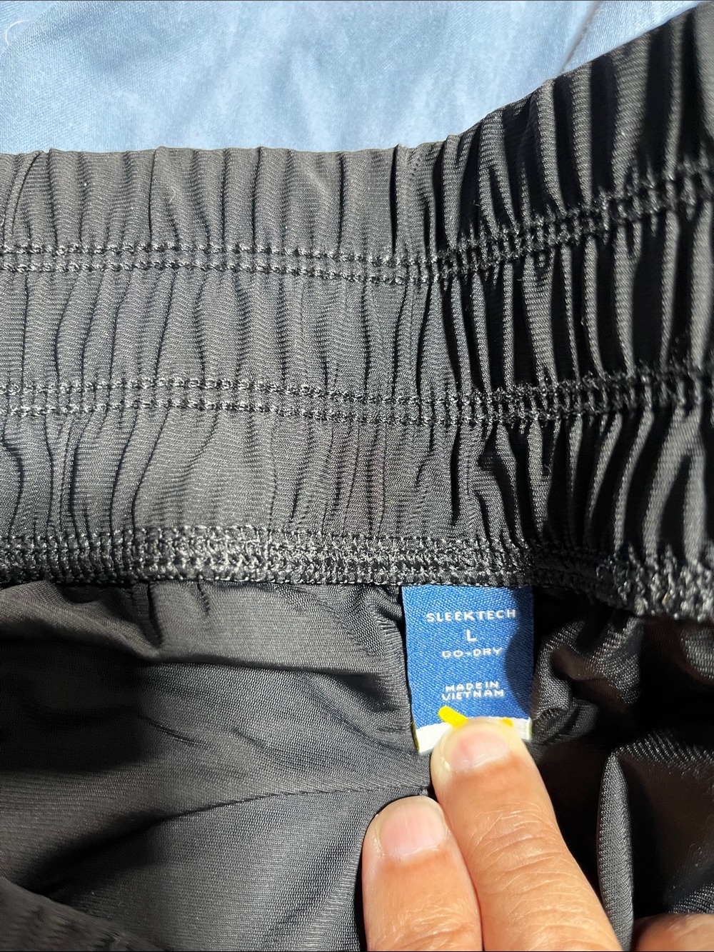 Old Navy Black SleekTech Elastic Waist Track Joggers